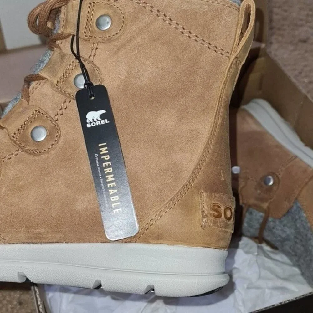 Sorel Explorer Joan Waterproof Boots Size 6 New - Picture 6 of 13